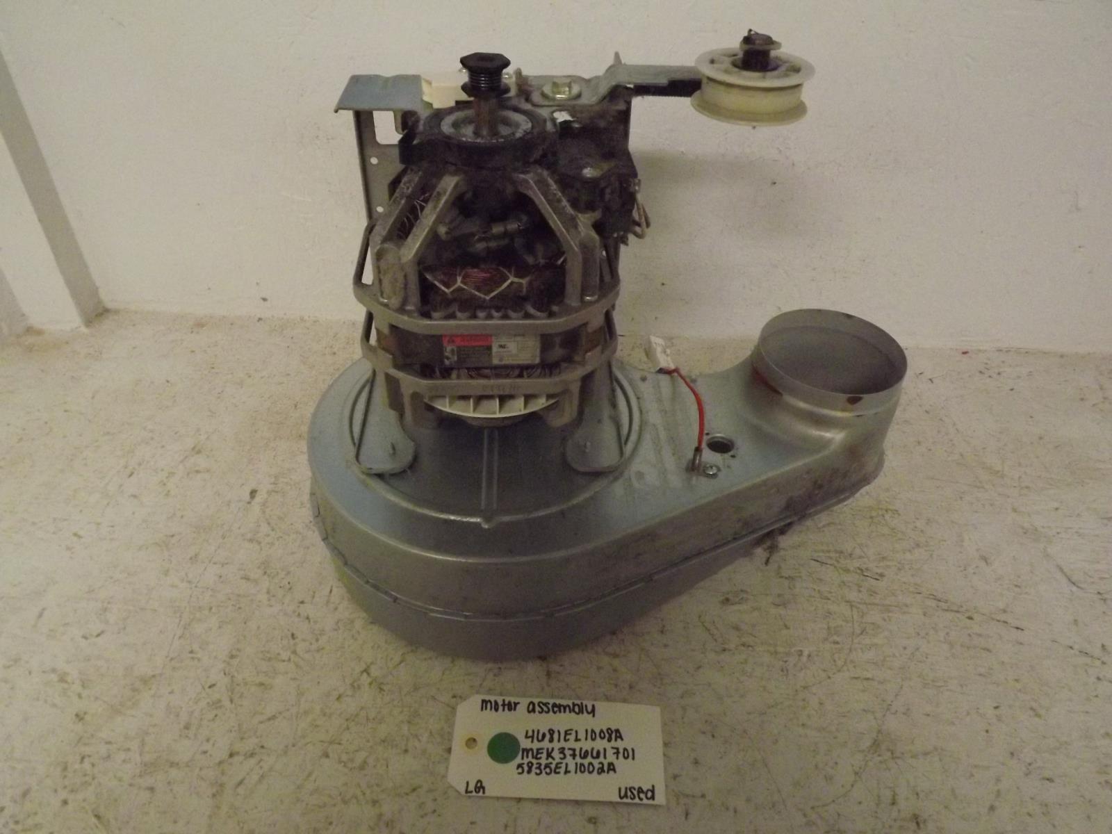 LG Dryer 4681EL1008A MEK37661701 5835EL1002A Motor Assembly Used LG Dryer 4681EL1008A MEK37661701 5835EL1002A Motor Assembly Used